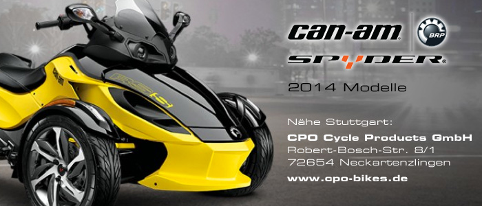 Motor-Blog Steven Flier - Can-Am Spyder RS-S - Link / Advertising