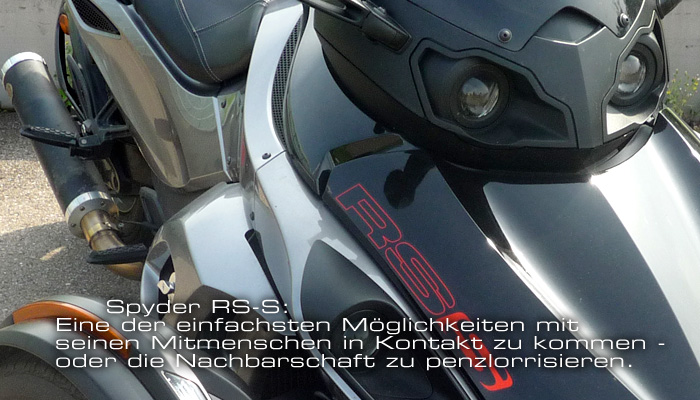 Motor-Blog Steven Flier - Can-Am Spyder RS-S - Penzl Anlage