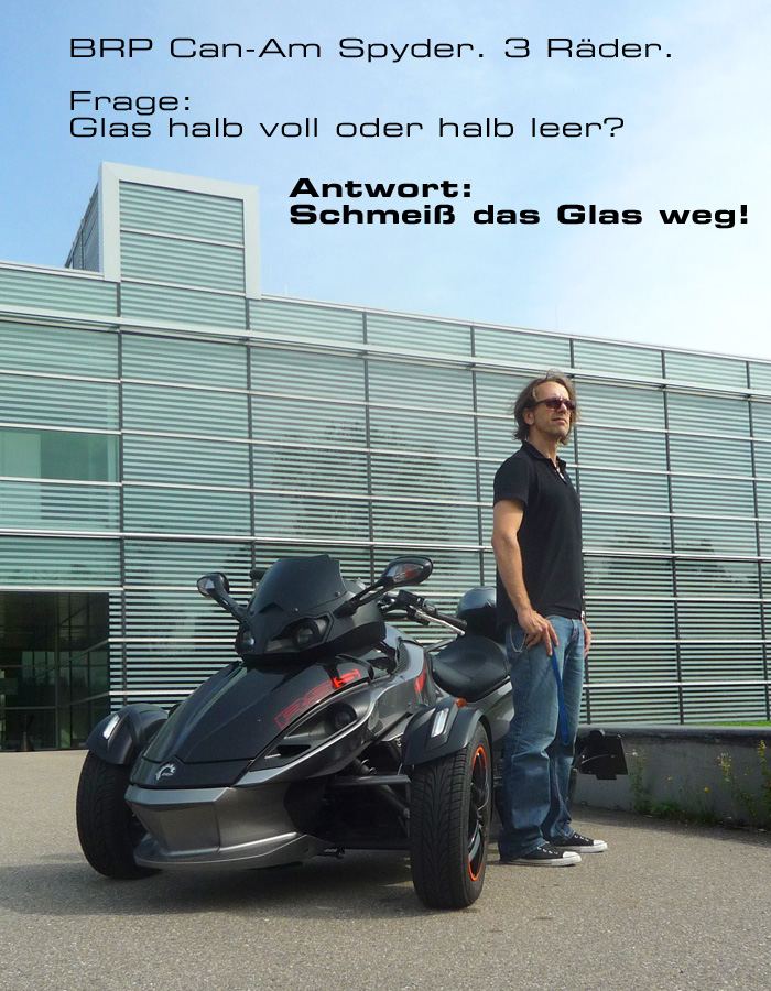 Motor-Blog Steven Flier - Can-Am Spyder RS-S - Philosophie